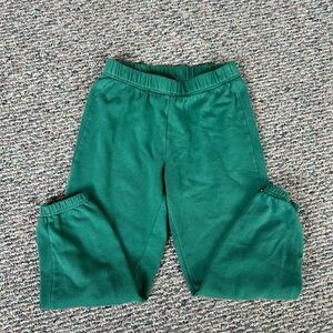 Womens Green Elastic Waist Bottoms